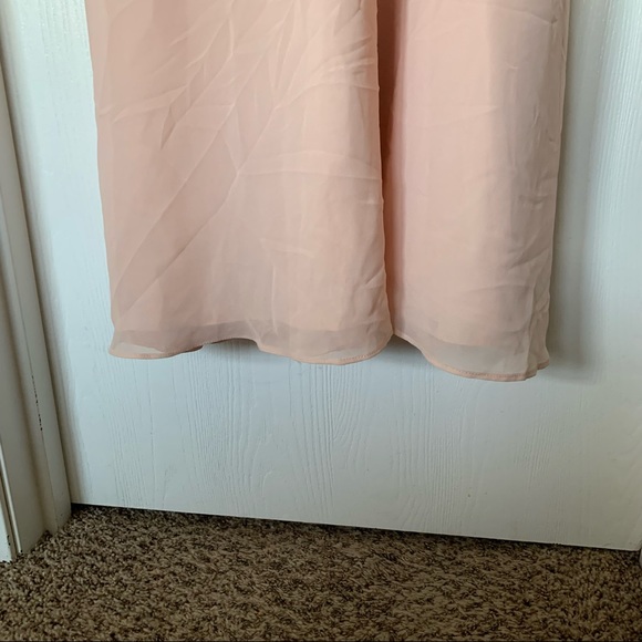 Bill Levkoff High Neck Pink Dress Sz 6 - Picture 4 of 7